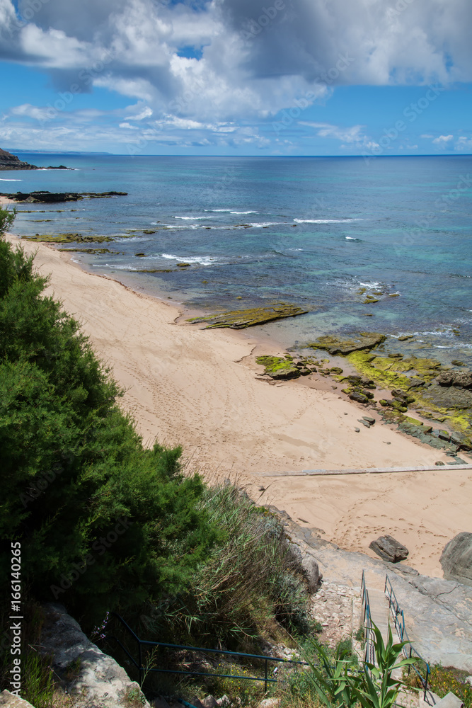 Frades beach in Peniche, Portugal.