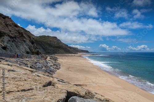 Porto das Barcas beach in Lourinha, Portugal. photo