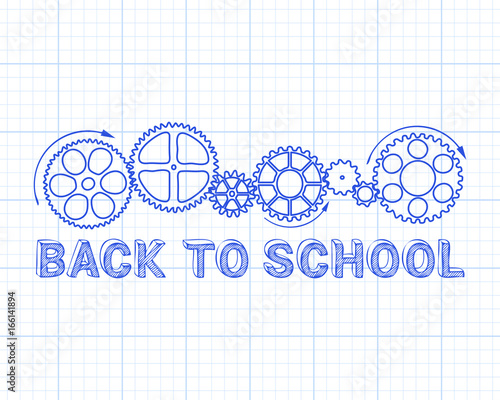 Back To School Graph Paper Sign