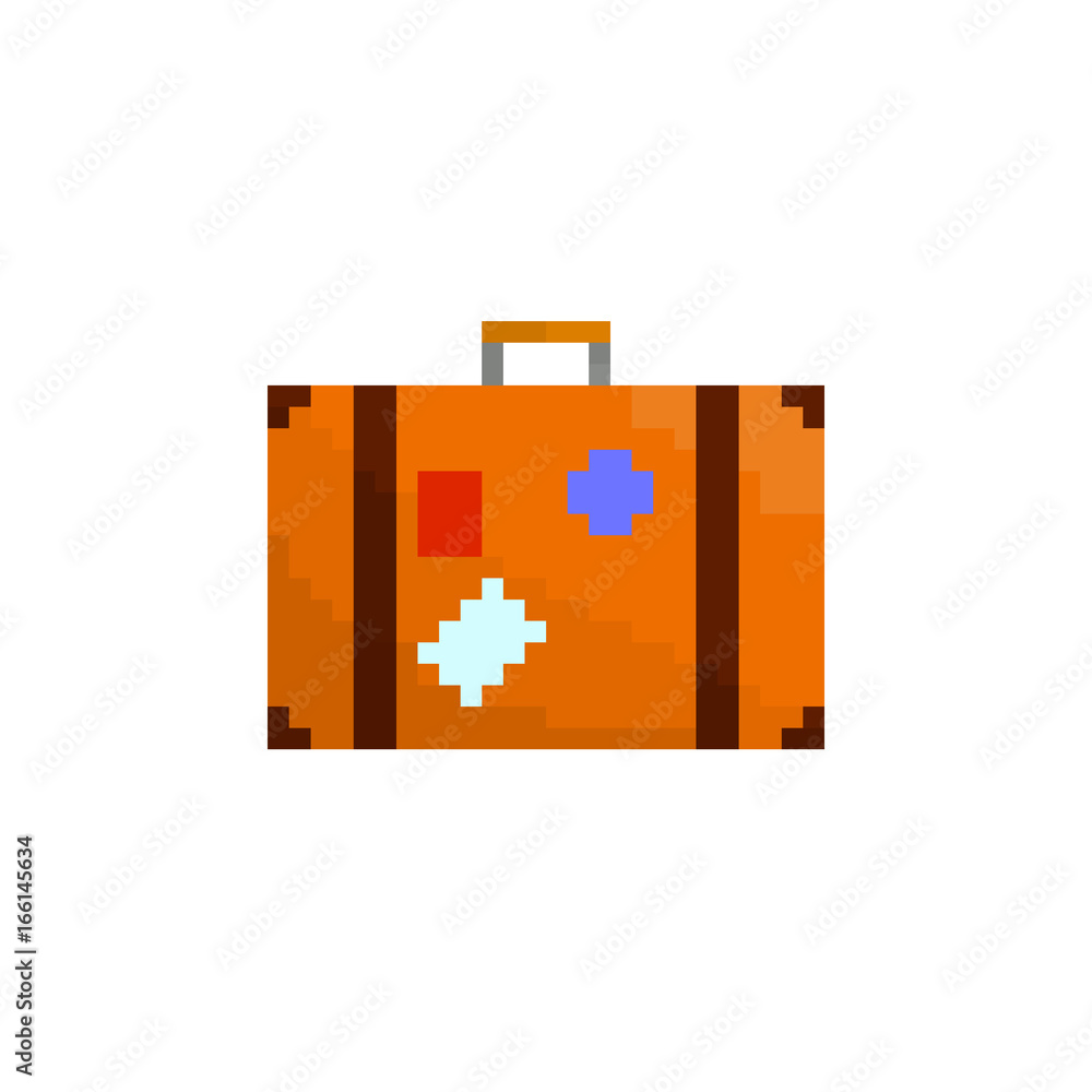 Nice pixel suitcase for games and applications Nice pixel suitcase for games and applications