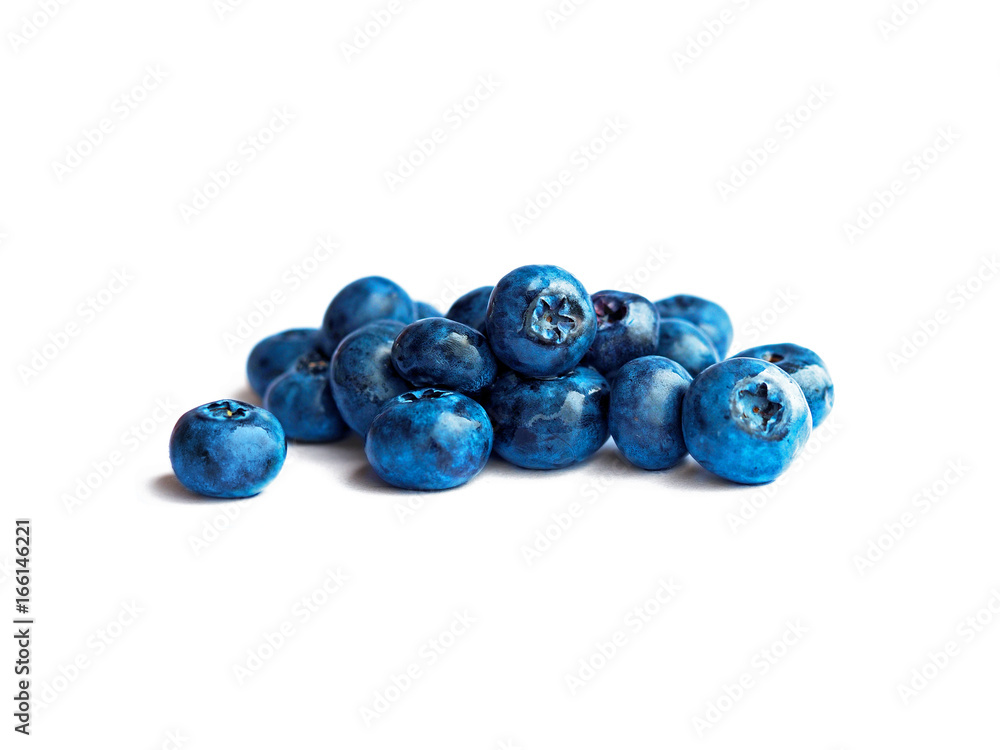 Fresh blueberry with drops of water, isolated on white background. Group of fresh isolated freshly picked berries bog whortleberry Fresh blueberry with drops of water, isolated on white background. Group of fresh isolated freshly picked berries bog whortleberry