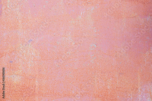Pink grunge painted wall texture background