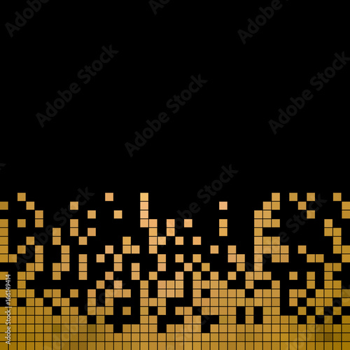 abstract vector square pixel mosaic background