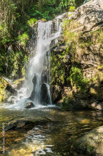 Beautiful waterfall in Cabreia  Sever do Vouga  Aveiro  Portugal.