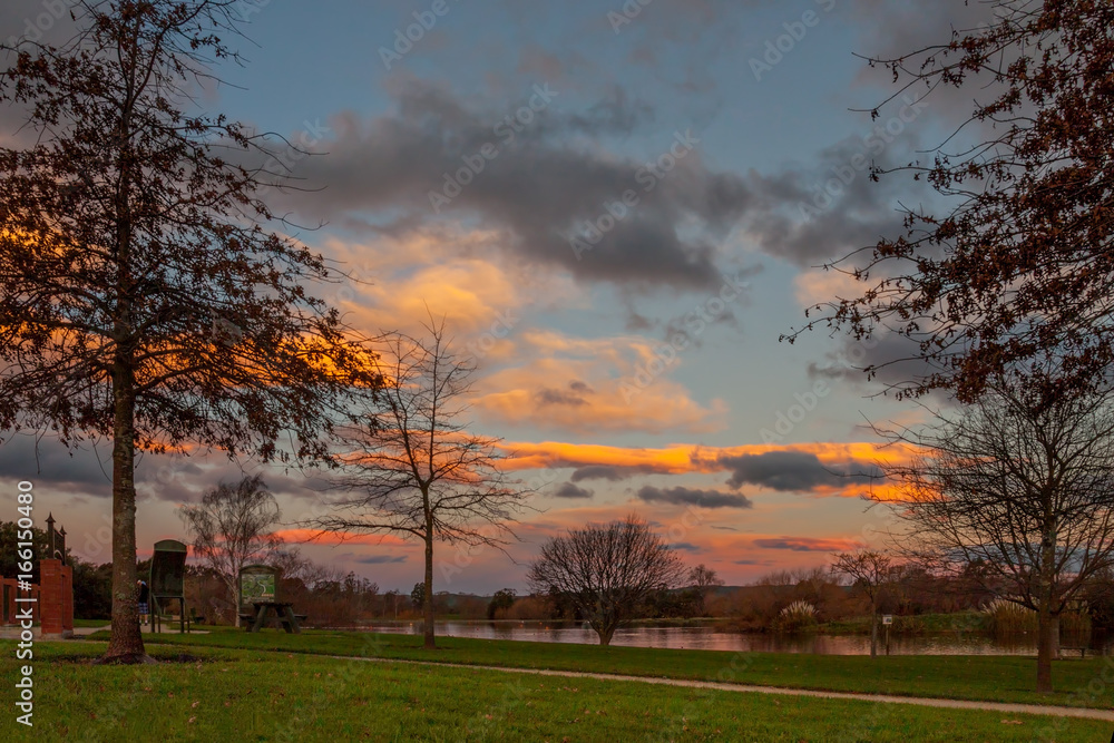 Sunset skies Sunset skies