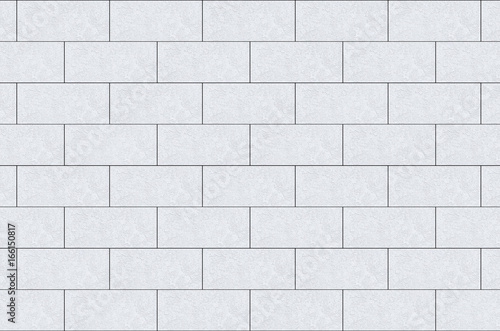 3d rendering. white cement brick blocks wall background