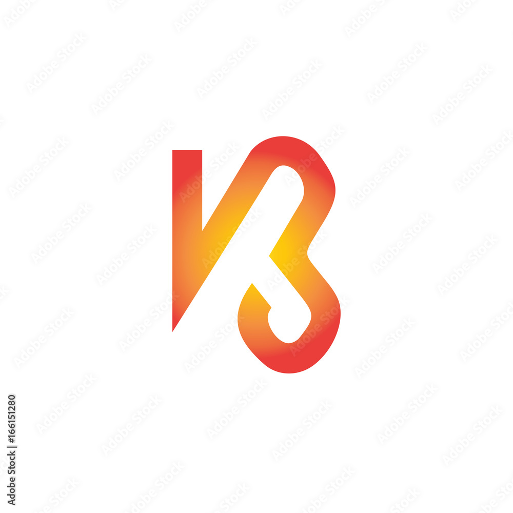 Letter color K template logo design Letter color K template logo design