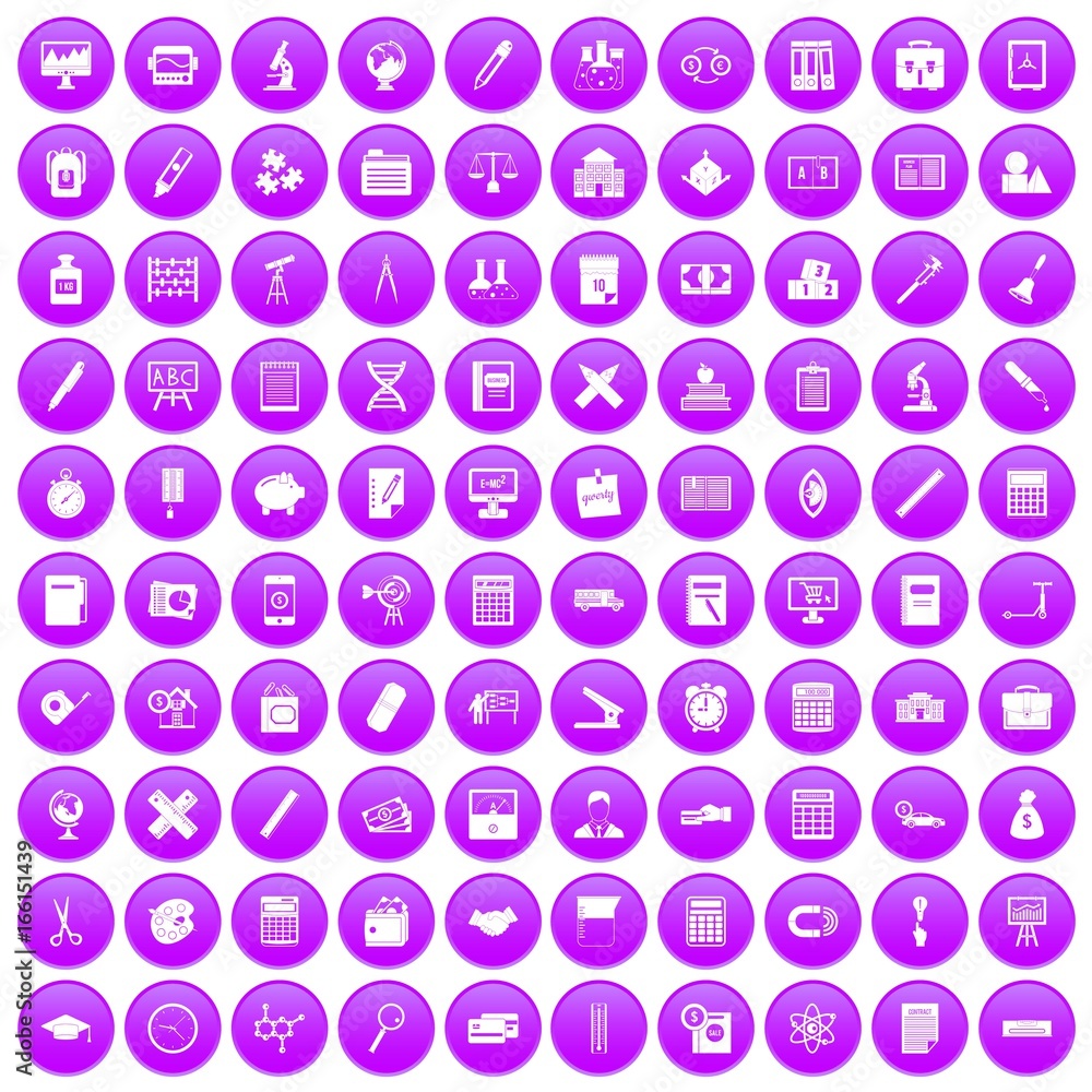 100 calculator icons set purple 100 calculator icons set purple