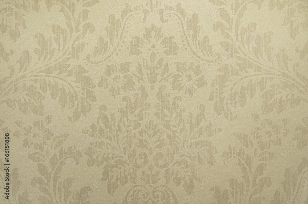 Old beige wallpaper background texture Old beige wallpaper background texture