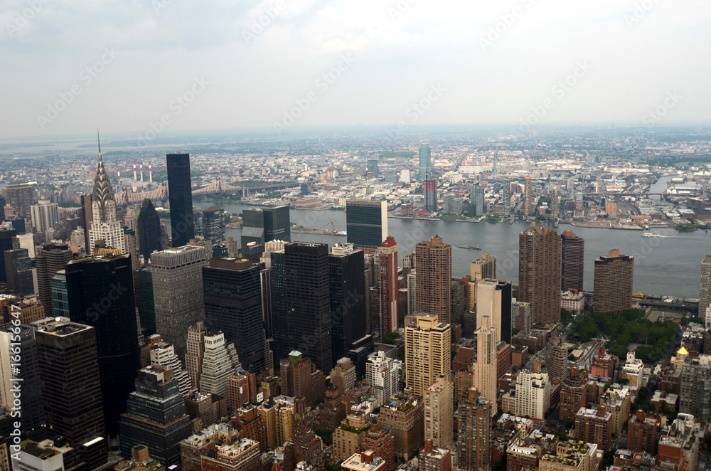 Birds Eye View of New York City