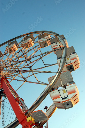 Ferris Wheel in a Small Fair