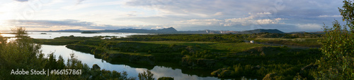 Beautiful landscape at Myvatn lake area, Iceland