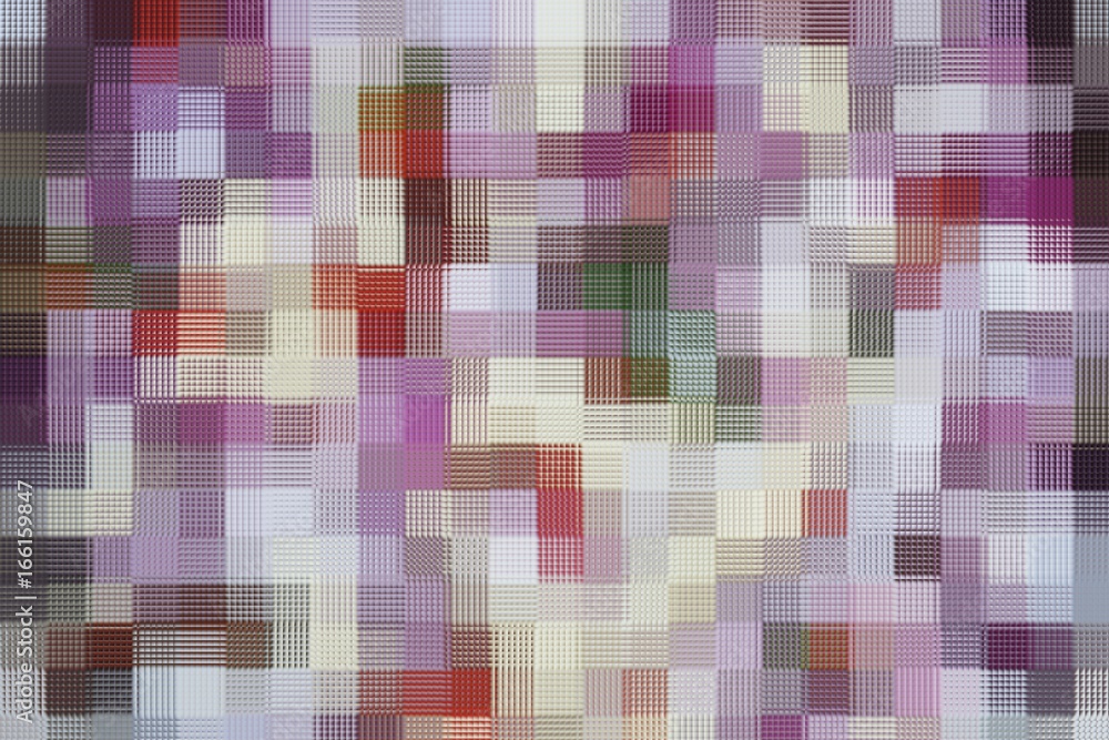 Naklejka premium colorful mosaic block