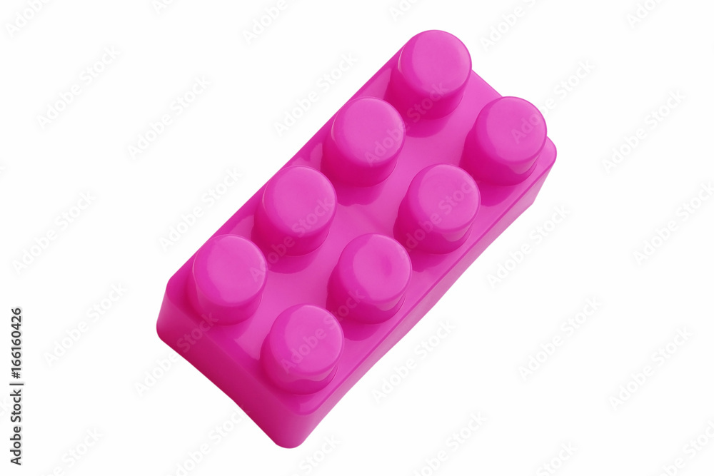 plastic building toy blocks isolated on white background with clipping path. plastic building toy blocks isolated on white background with clipping path.