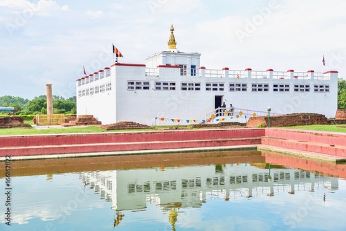 Maya Devi Temple, the Birthplace of the Lord Buddha, in Lumbini