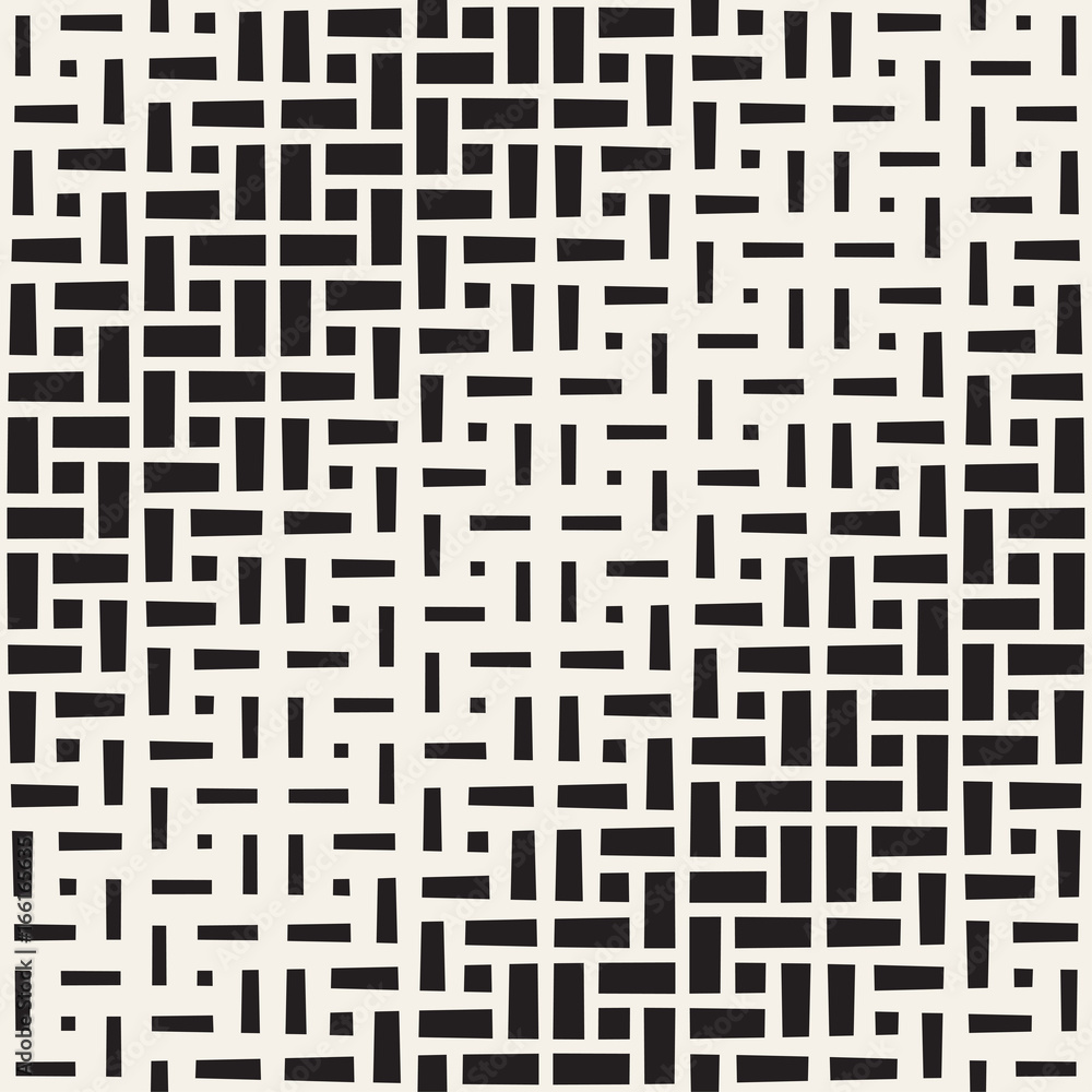 Repeating Rectangle Halftone. Modern Geometric Lattice Texture. Vector Seamless Monochrome Pattern Repeating Rectangle Halftone. Modern Geometric Lattice Texture. Vector Seamless Monochrome Pattern