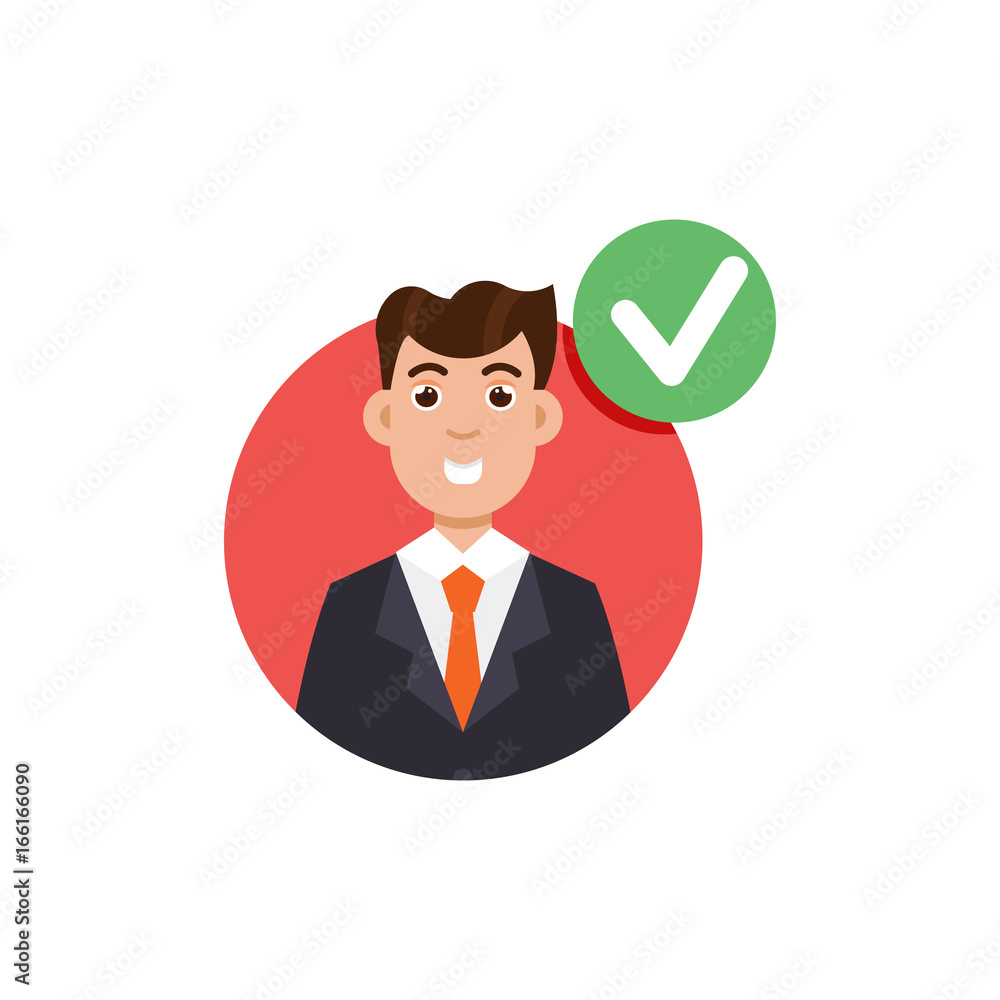 Customer review. Positive feedback concept. Vector illustration Customer review. Positive feedback concept. Vector illustration