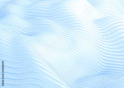 Fototapeta Naklejka Na Ścianę i Meble -  Abstract white wave background.