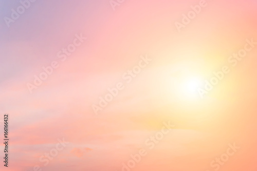 The day I saw the colorful sky.