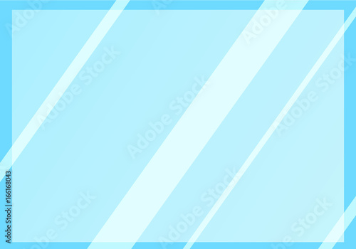 Transparent Glass, Blue Background, Clear Window