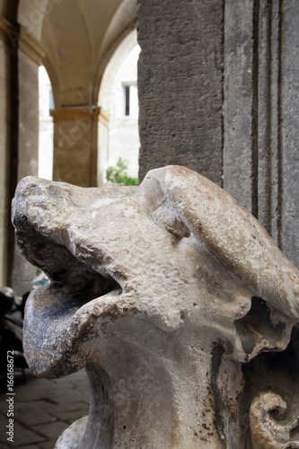 sculptures in naples palace