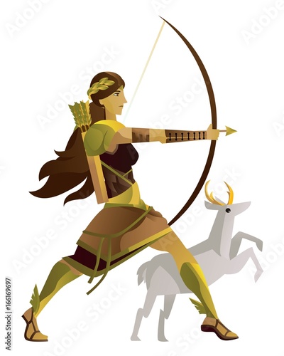 artemis diana greek roman mythology goddess of the hunters
