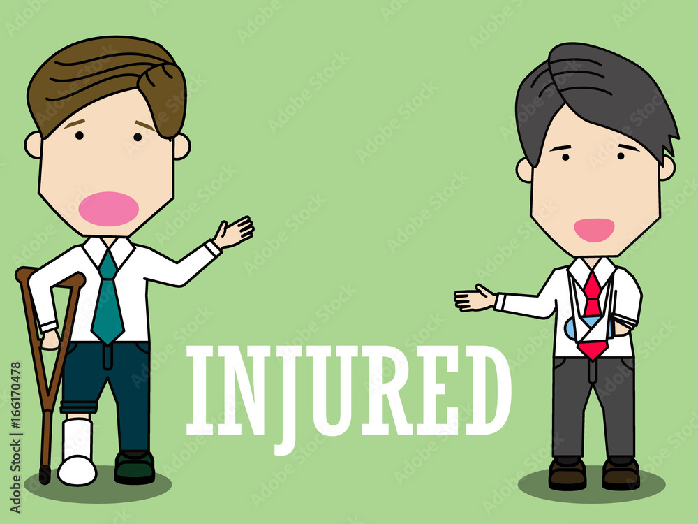 Businessman injured.