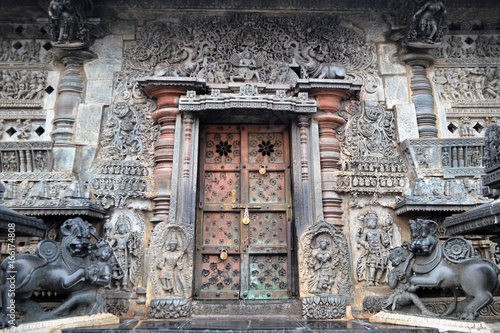 Chennakeshava Temple entrance architecture, Belur photo