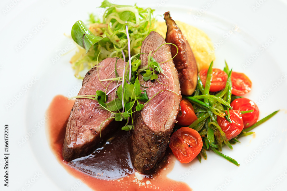 Glazed duck fillet Glazed duck fillet