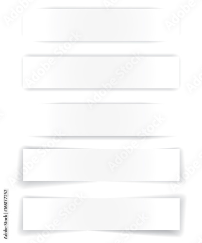 Set of banners for design vector