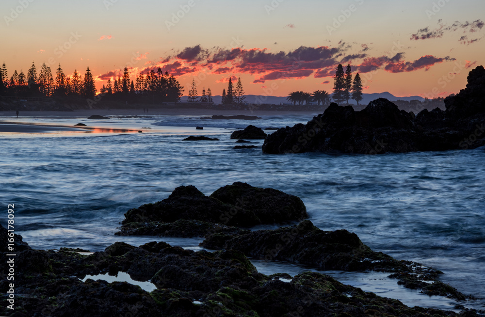 Sunset over Town Beach Port Macquarie