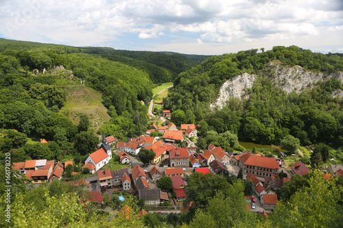 Blick auf Questenberg im Harz - Deutschland photo