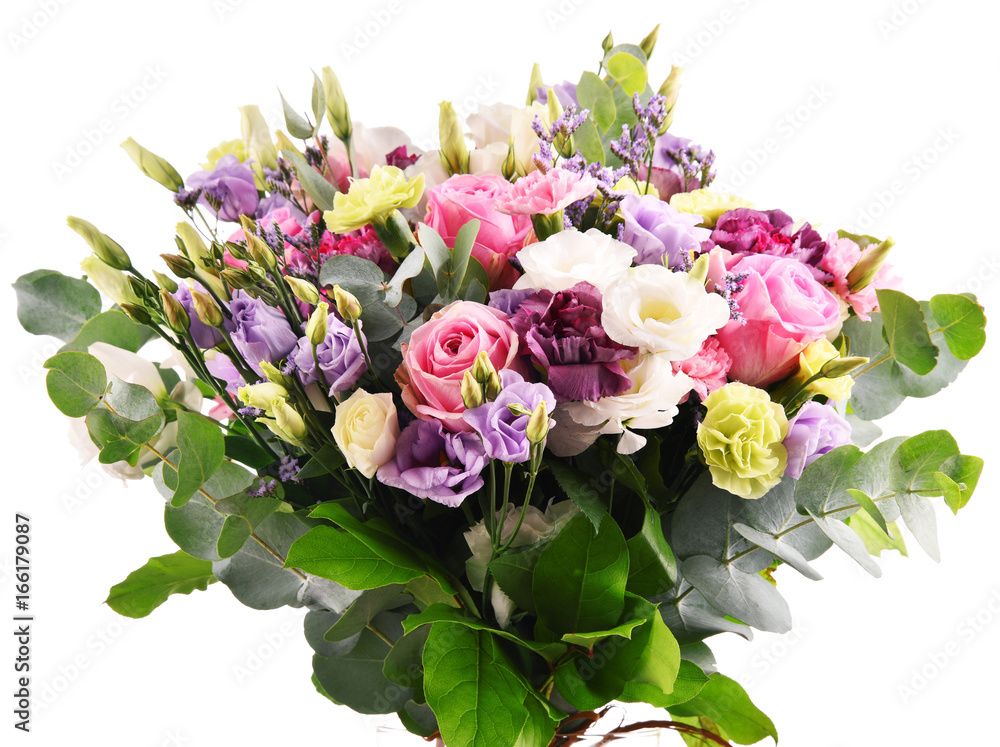 Composition with bouquet of flowers Composition with bouquet of flowers