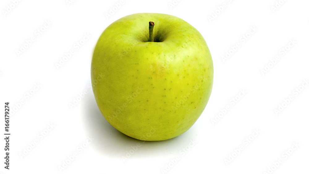 juicy , ripe green Apple isolated on white background juicy , ripe green Apple isolated on white background
