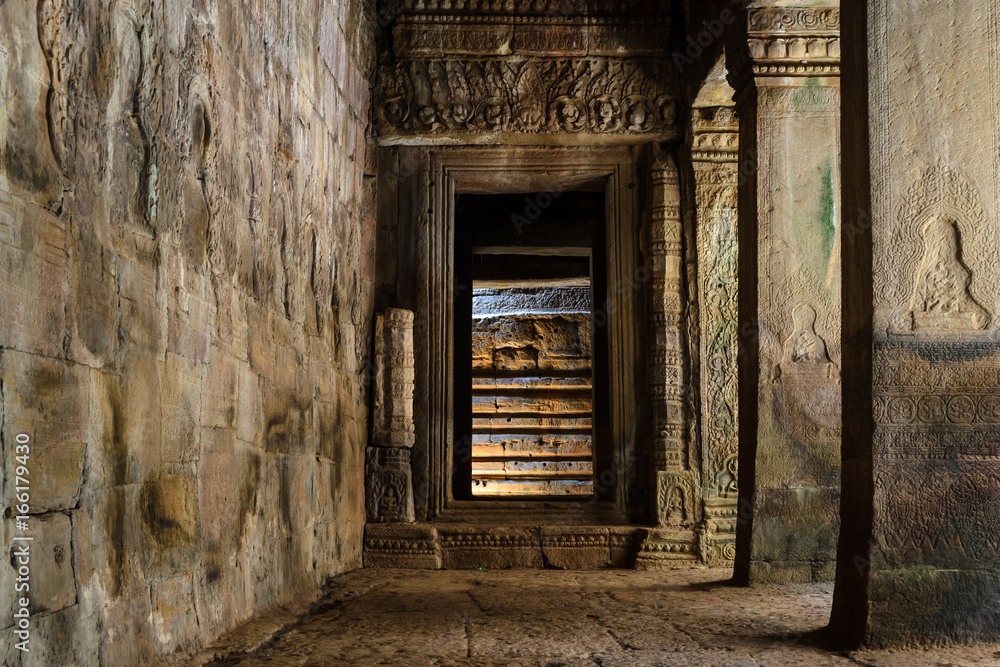 Inside Angkor Wat, Siem Reap, Cambodia