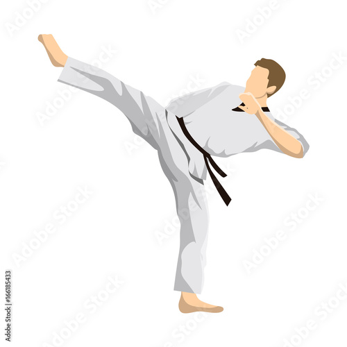 Taekwondo sport athlete.