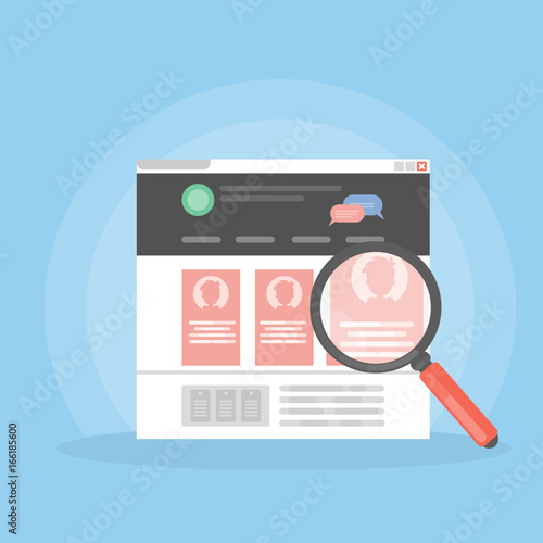 Internet searching for people