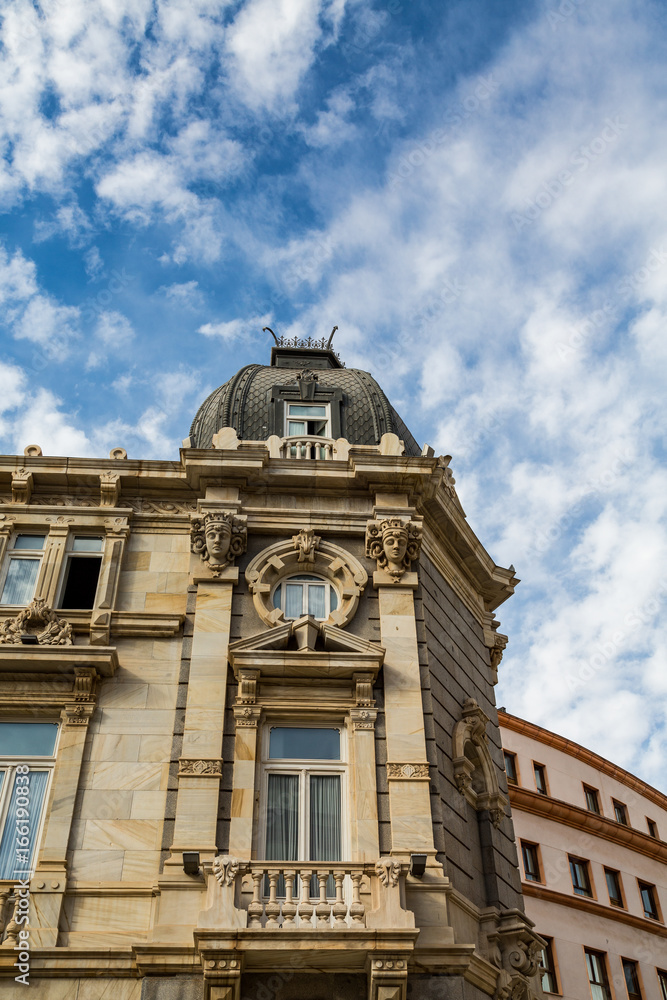 Fototapeta premium Ornate Details on Cartegena Building
