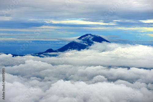 Batur volcano on Bali island, Indonesia