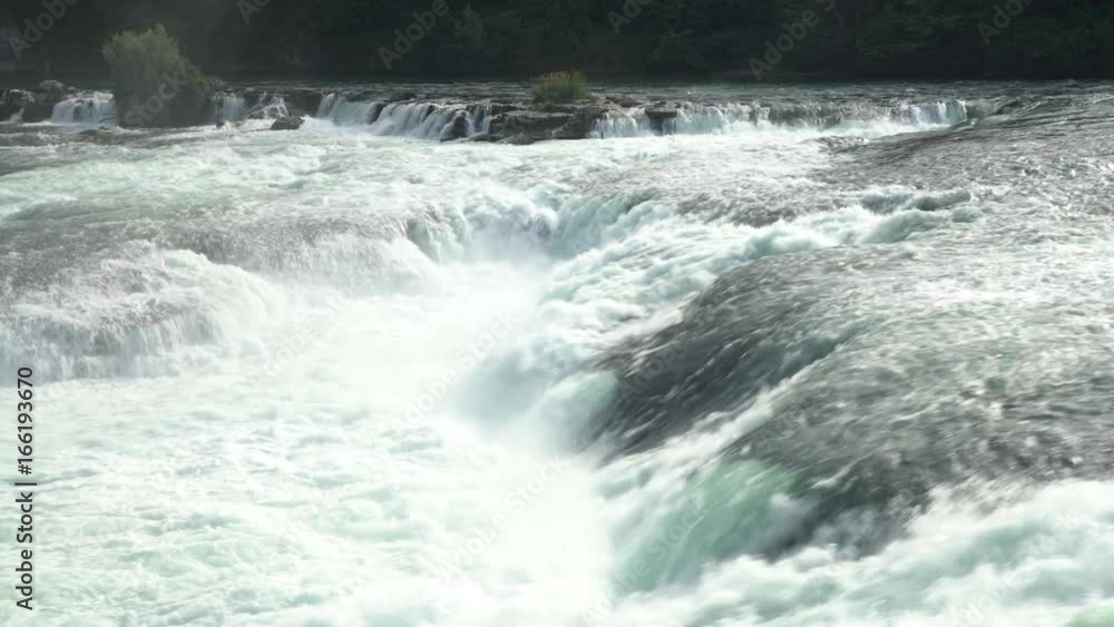 The biggest waterfall - Rhine Falls at Europe, Switzerland The biggest waterfall - Rhine Falls at Europe, Switzerland