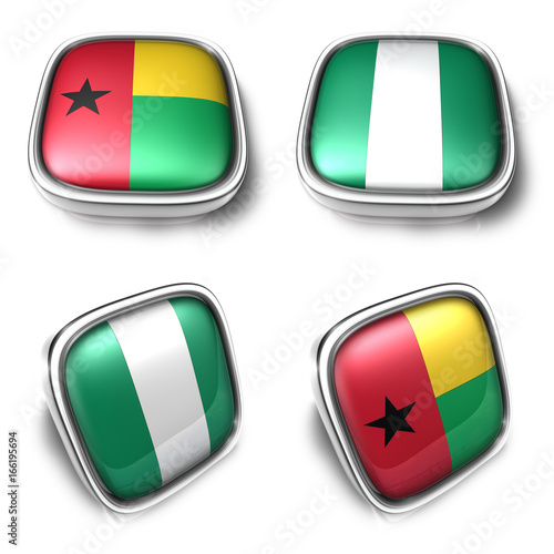 Guinea-Bissau and Nigeria 3d metalic square flag Button Icon Design Series. 3D World Flag Button Icon Design Series. Free Download Guinea-Bissau and Nigeria 3d metalic square flag Button Icon Design Series. 3D World Flag Button Icon Design Series. - GFXLoad