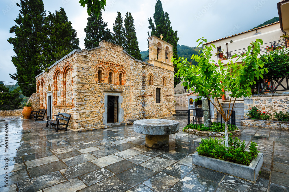 Fototapeta premium Ancient Monastery Kera Kardiotissa on Crete. Greece
