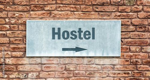 Schild 225 - Hostel © Thomas Reimer