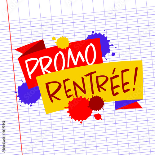 Promo rentrée