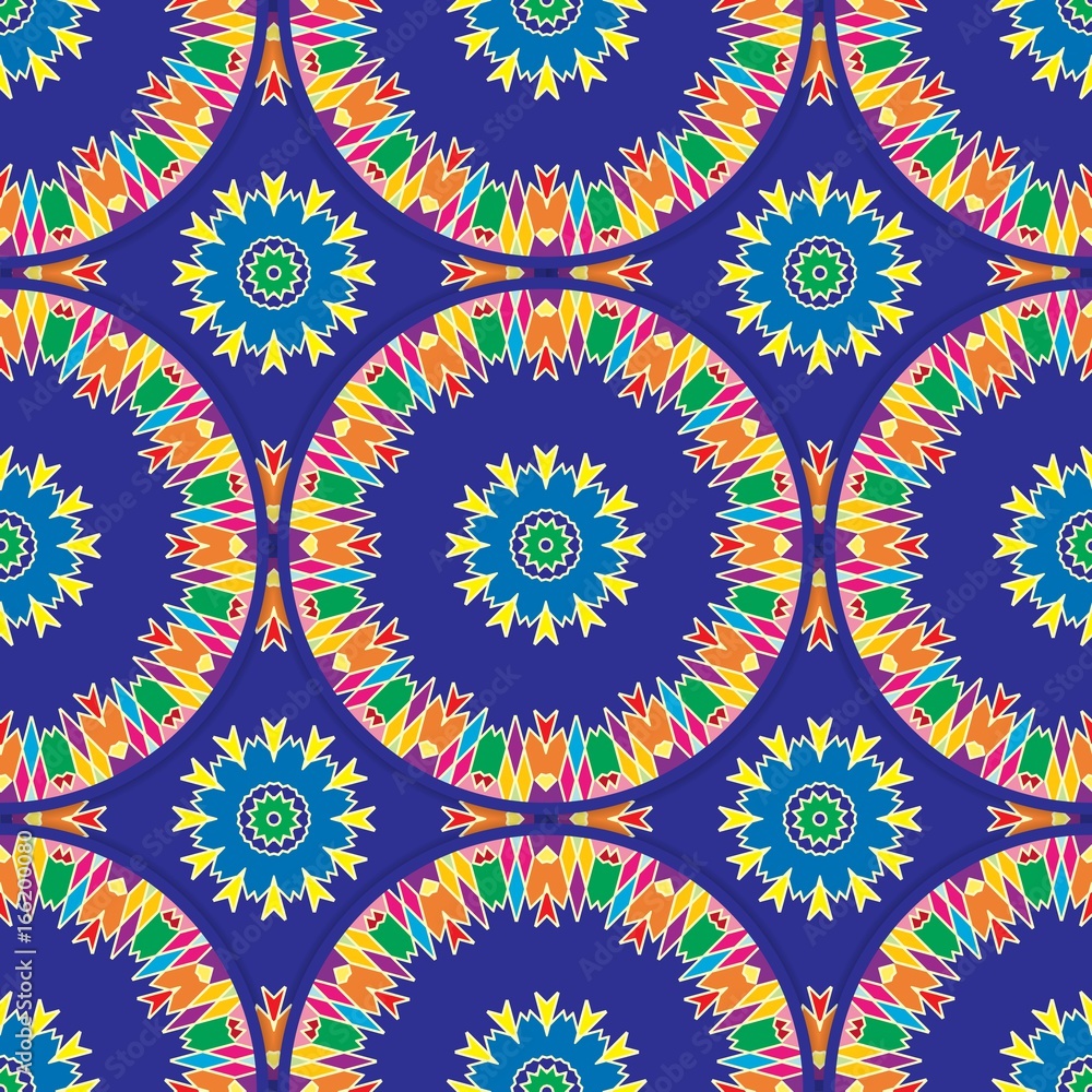 Seamless pattern in arabic style. Muslim, eastern, oriental colorful background. Vector illustration. Seamless pattern in arabic style. Muslim, eastern, oriental colorful background. Vector illustration.