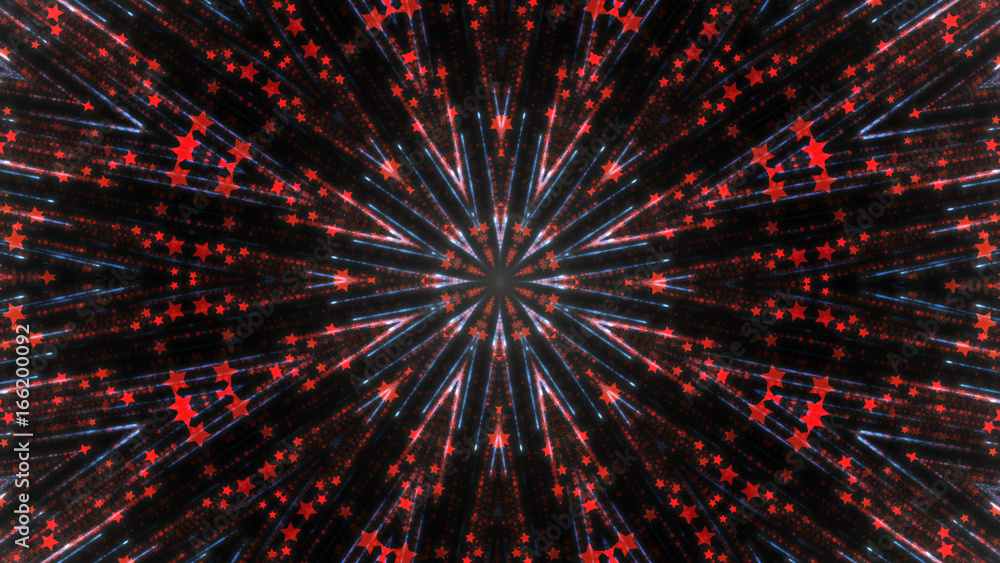 Abstract kaleidoscope background with bright details and elements Abstract kaleidoscope background with bright details and elements