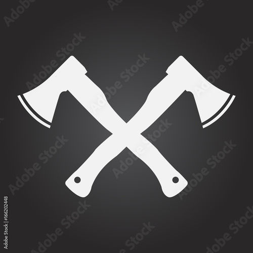 Ax icon stock vector illustration flat design.