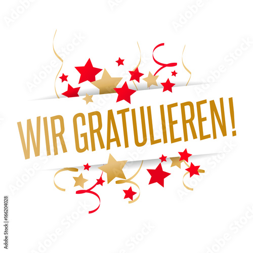Wir gratulieren !