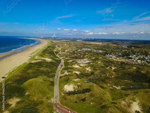 Luftbild Zandvoort, Niederlande
