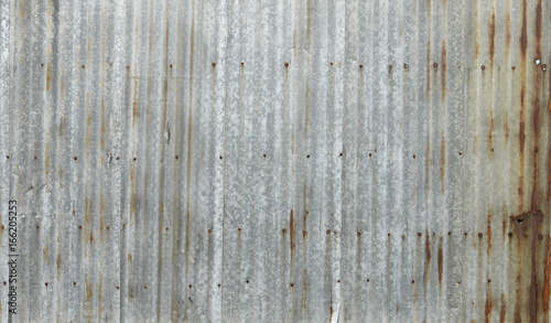 Old damage rusty zinc plat wall © srckomkrit